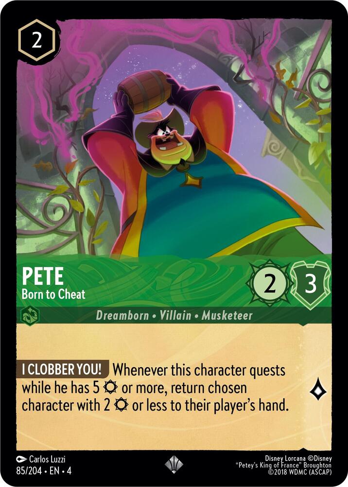 Pete - Born to Cheat card image