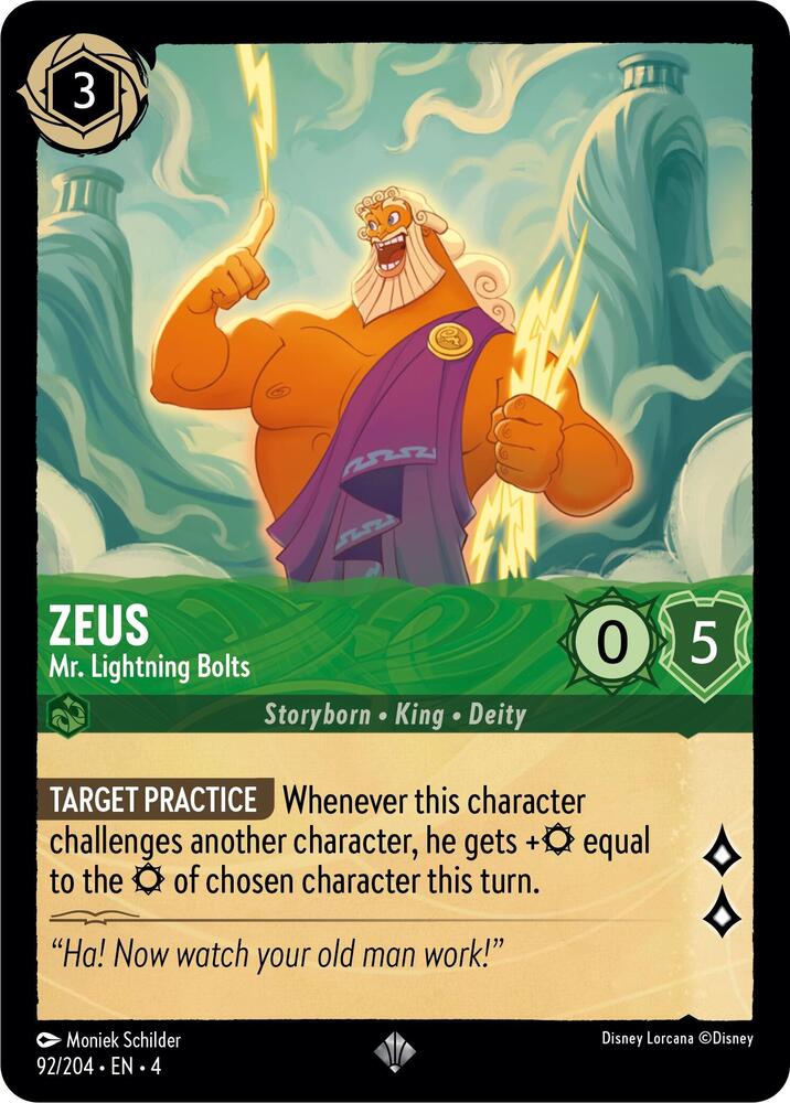 Zeus - Mr. Lightning Bolts card image