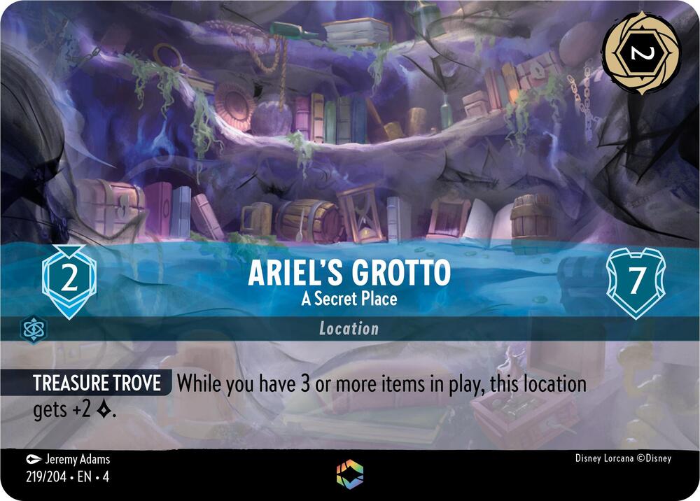 Ariel's Grotto - A Secret Place (Enchanted) card image