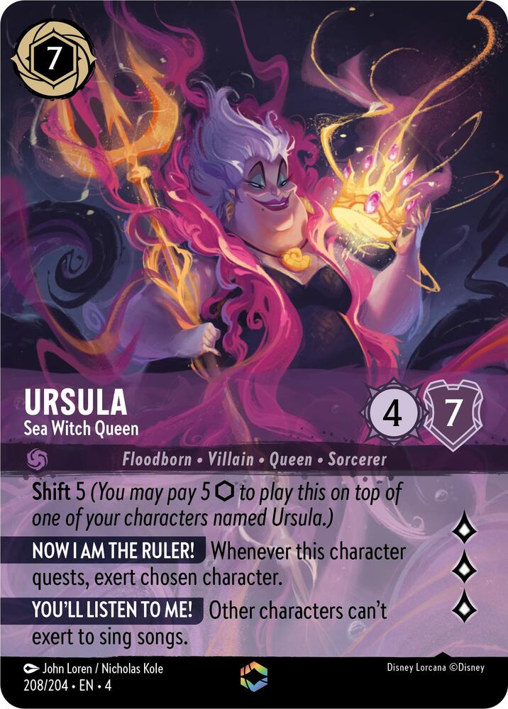 Ursula - Sea Witch Queen (Enchanted) card image