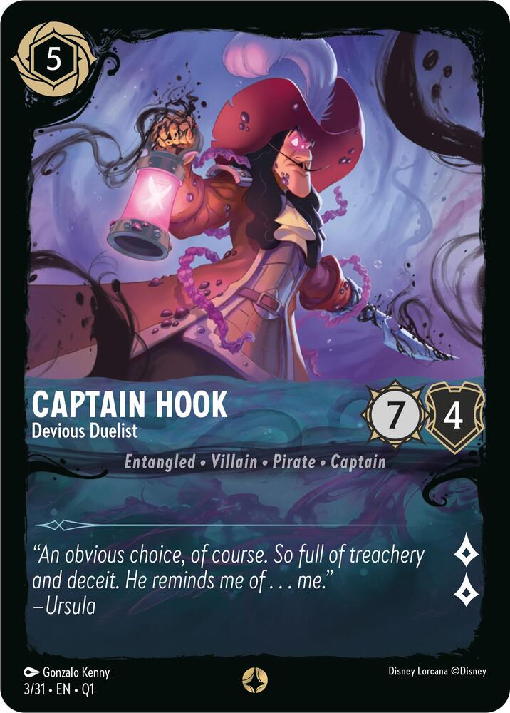 Captain Hook - Devious Duelist card image