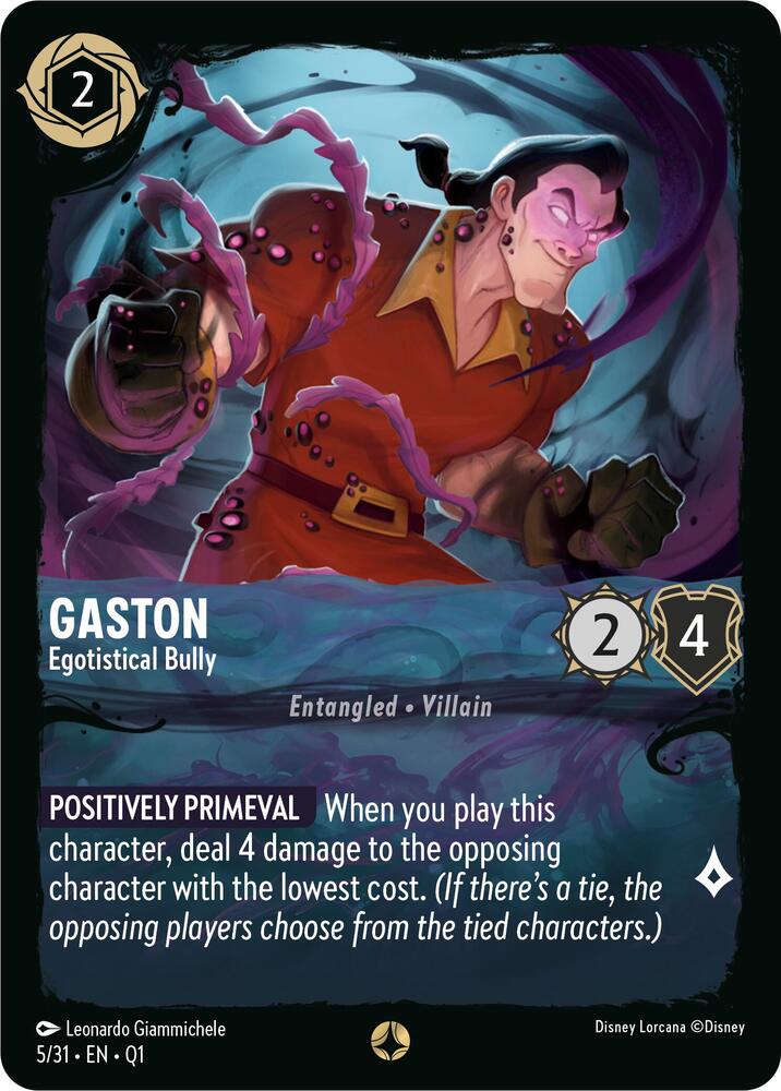 Gaston - Egotistical Bully card image