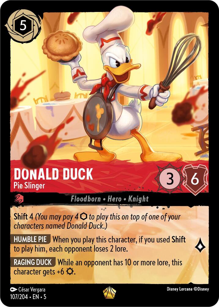 Donald Duck - Pie Slinger card image