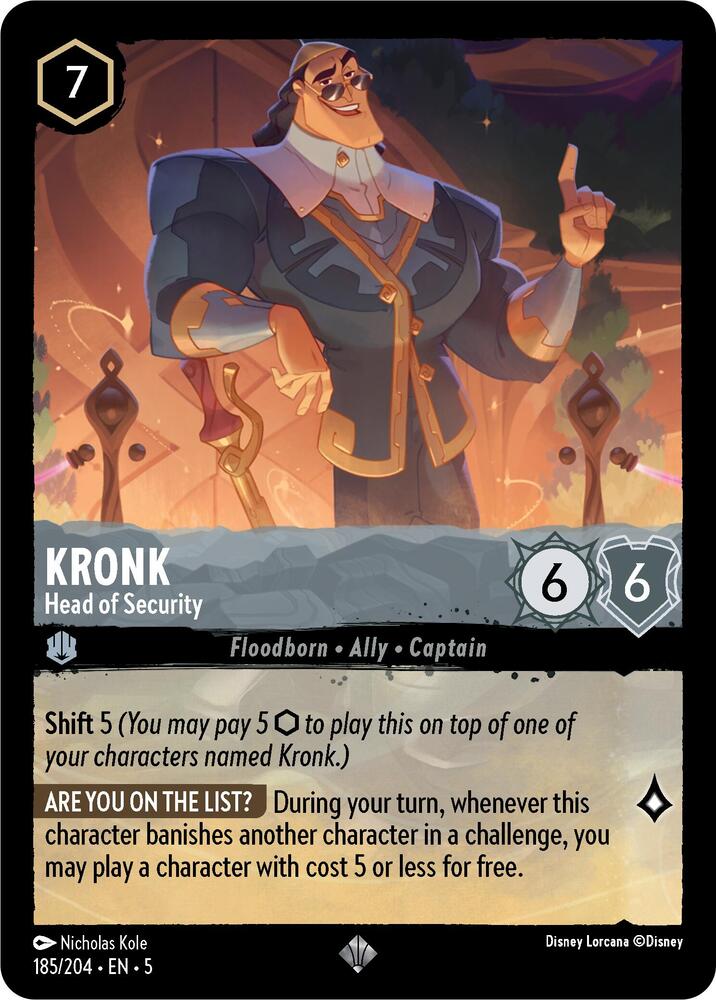 Kronk - Head of Security card image