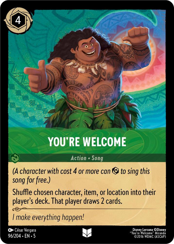You're Welcome card image
