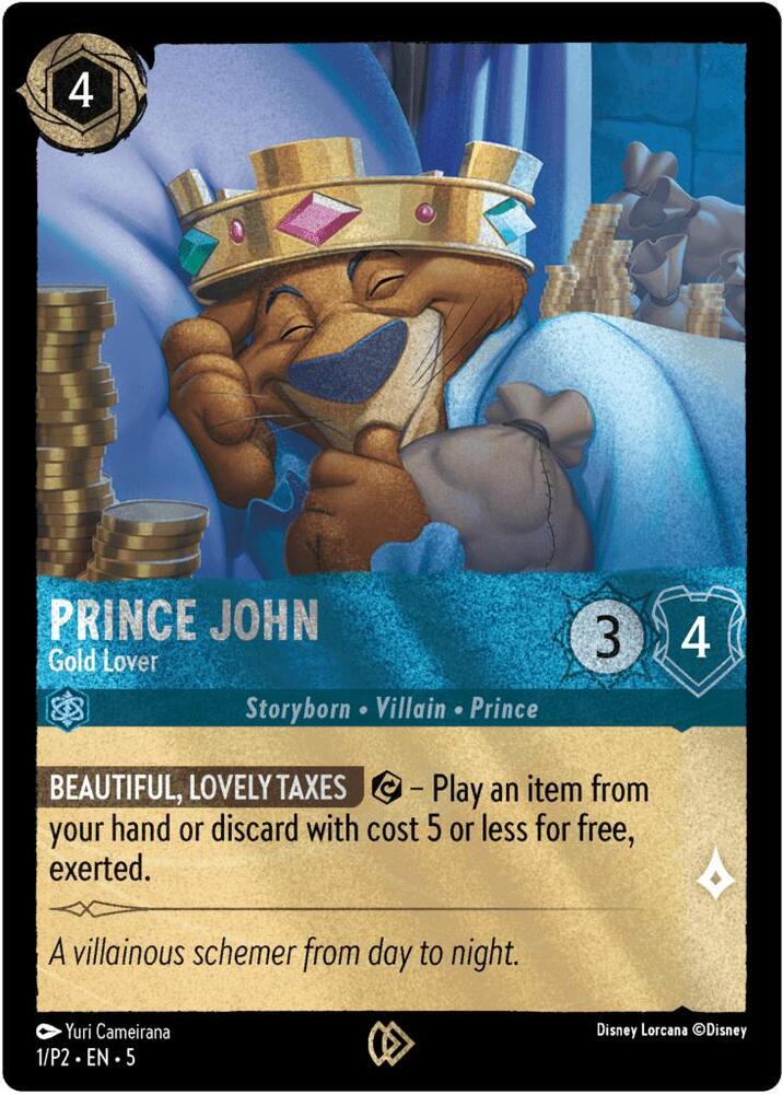 Prince John - Gold Lover card image