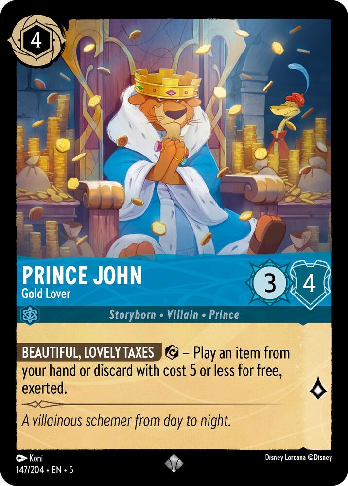 Prince John - Gold Lover card image