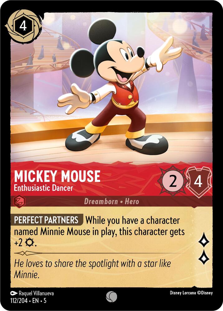 Mickey Mouse - Enthusiastic Dancer card image