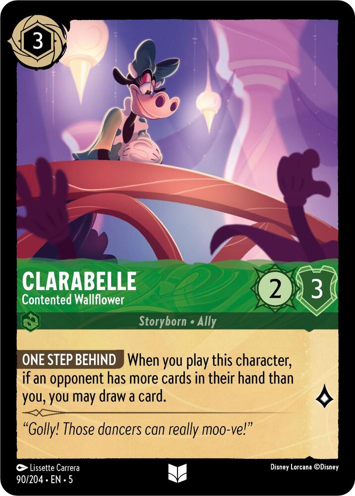Clarabelle - Contented Wallflower card image