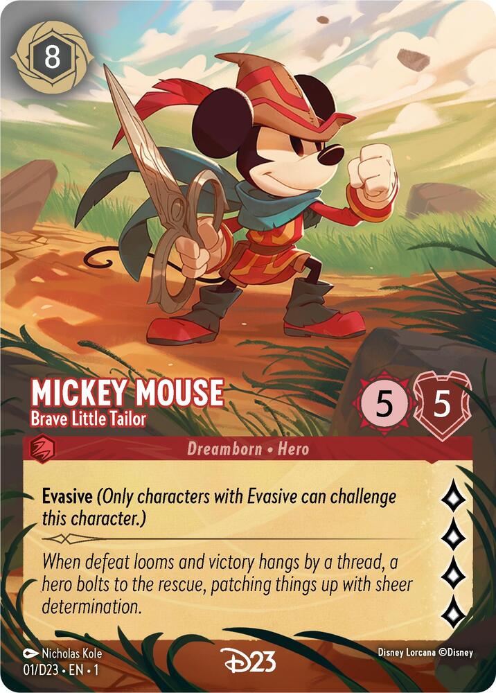 Mickey Mouse - Brave Little Tailor (Extended Art) card image