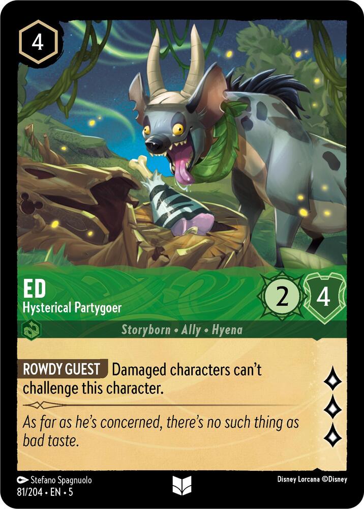 Ed - Hysterical Partygoer card image