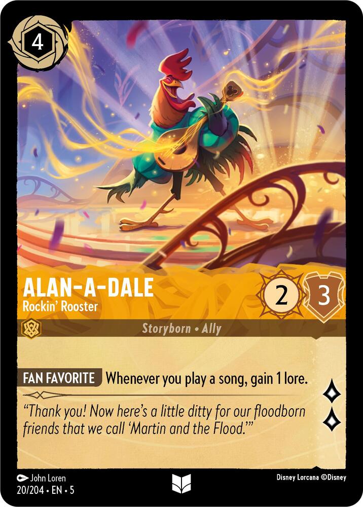 Alan-A-Dale - Rockin' Rooster card image