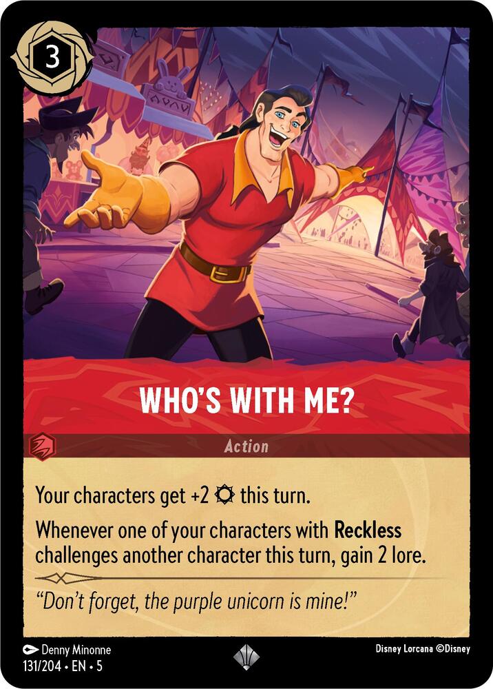 Who's With Me? card image