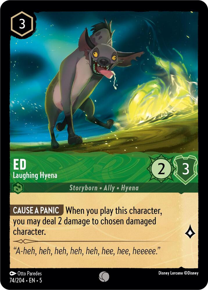 Ed - Laughing Hyena card image
