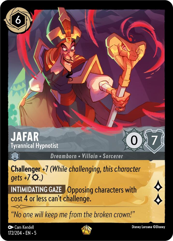 Jafar - Tyrannical Hypnotist card image