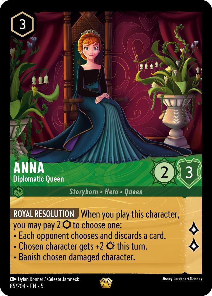Anna - Diplomatic Queen card image