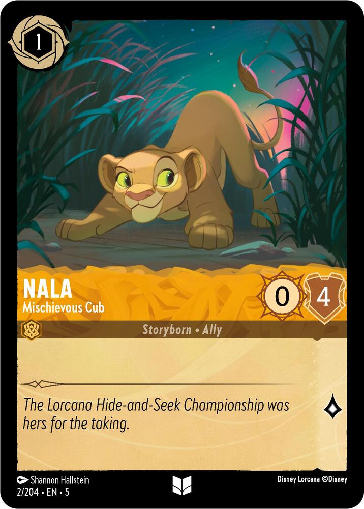Nala - Mischievous Cub card image