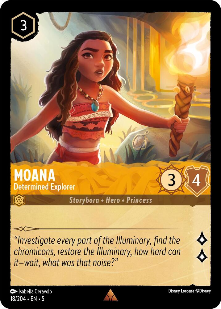 Moana - Determined Explorer card image