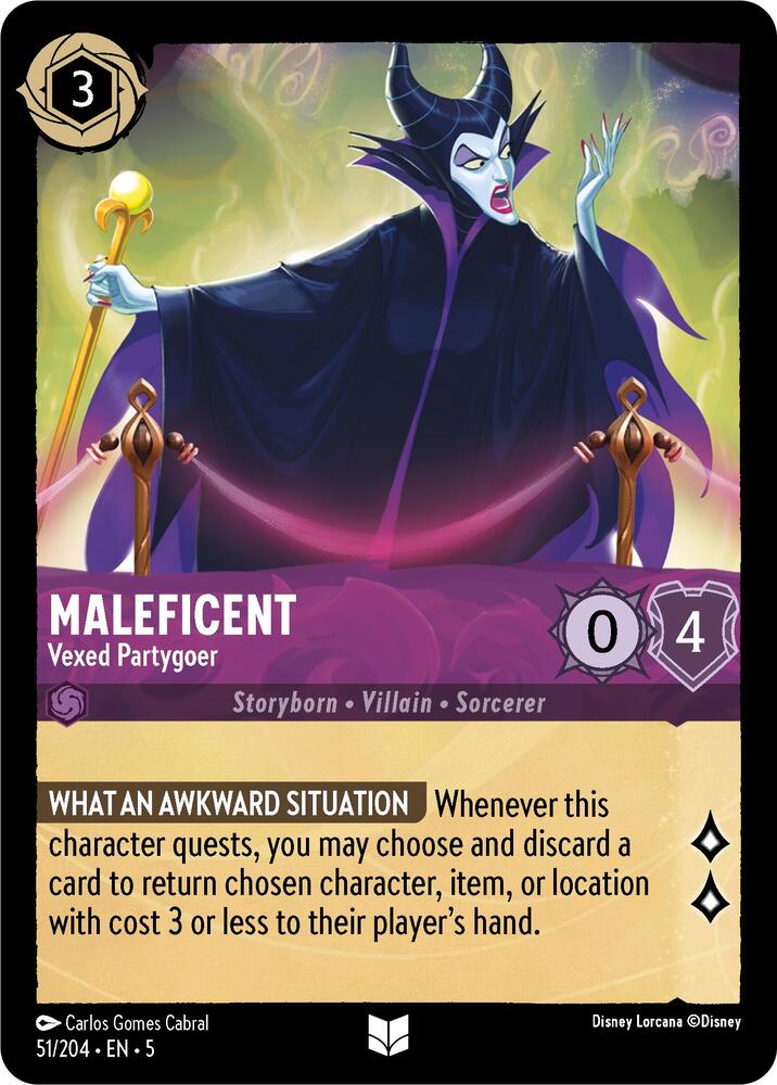 Maleficent - Vexed Partygoer card image