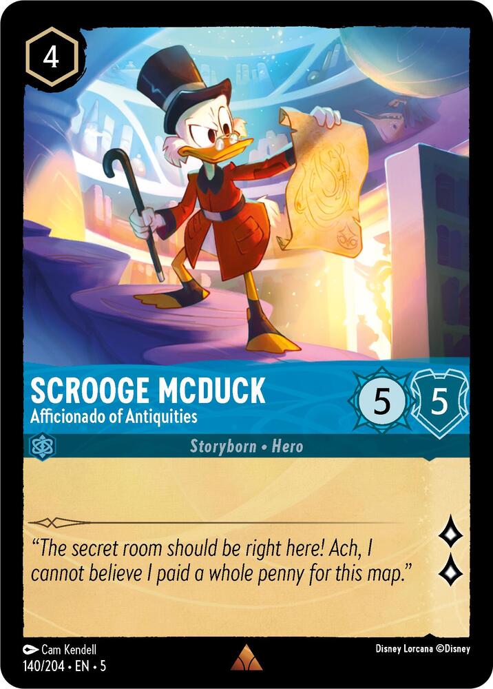 Scrooge McDuck - Afficionado of Antiquities card image