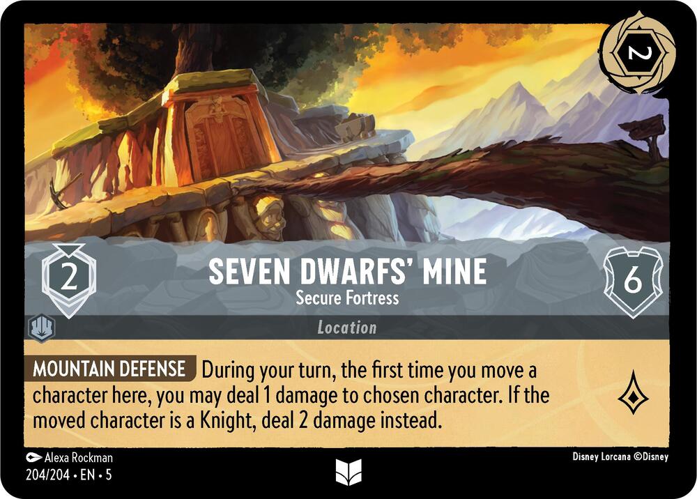 Seven Dwarfs' Mine - Secure Fortress card image