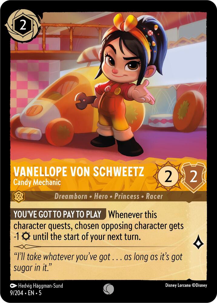 Vanellope von Schweetz - Candy Mechanic card image