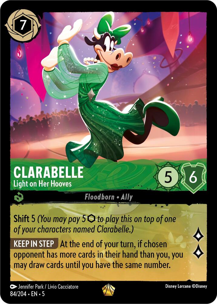 Clarabelle - Light on Her Hooves card image