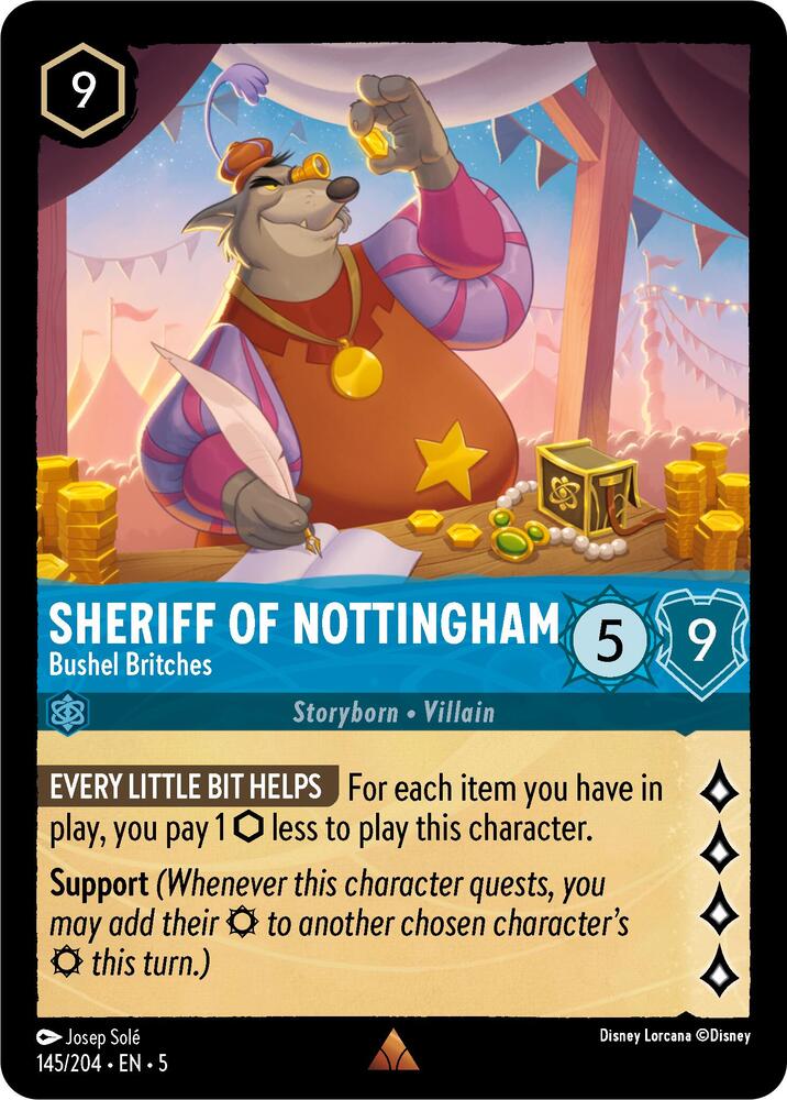 Sheriff of Nottingham - Bushel Britches card image