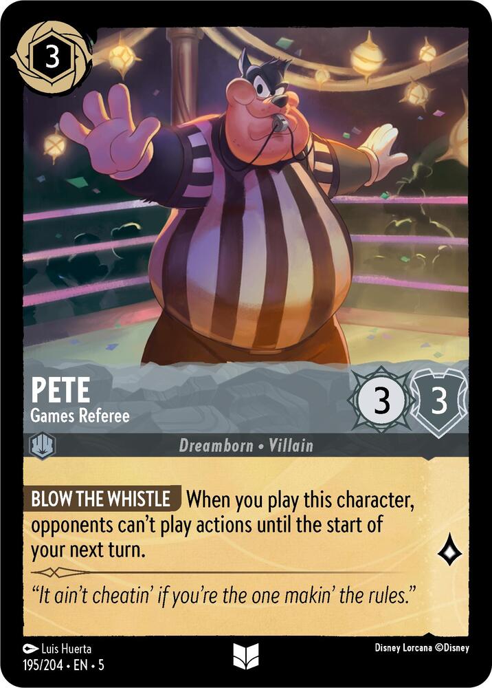 Pete - Games Referee card image