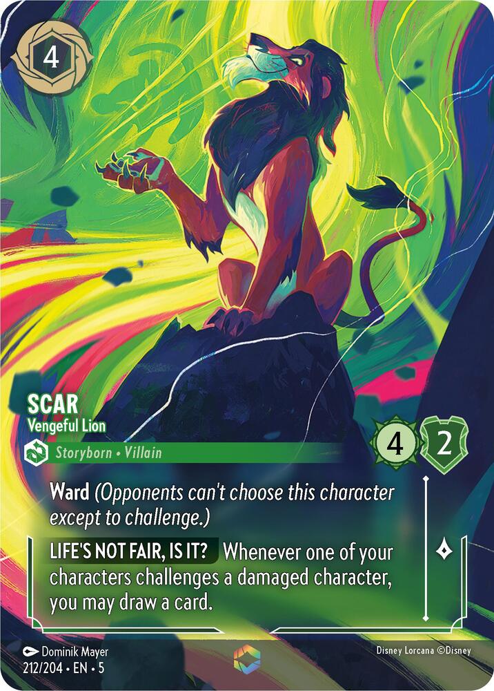 Scar - Vengeful Lion (Enchanted) card image