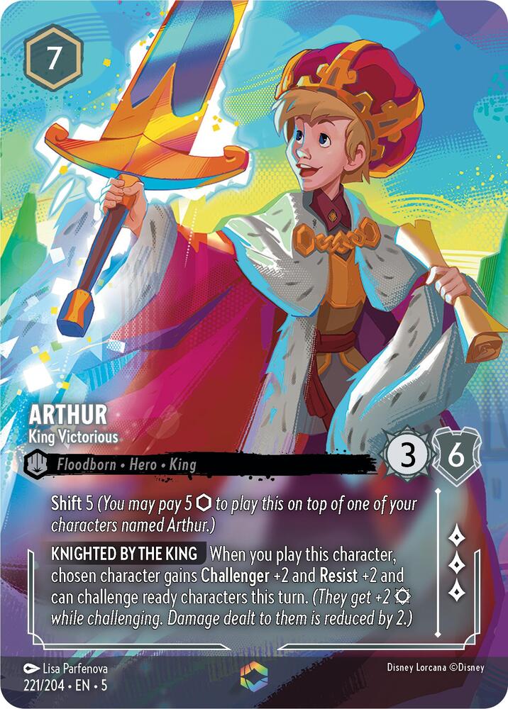 Arthur - King Victorious (Enchanted) card image