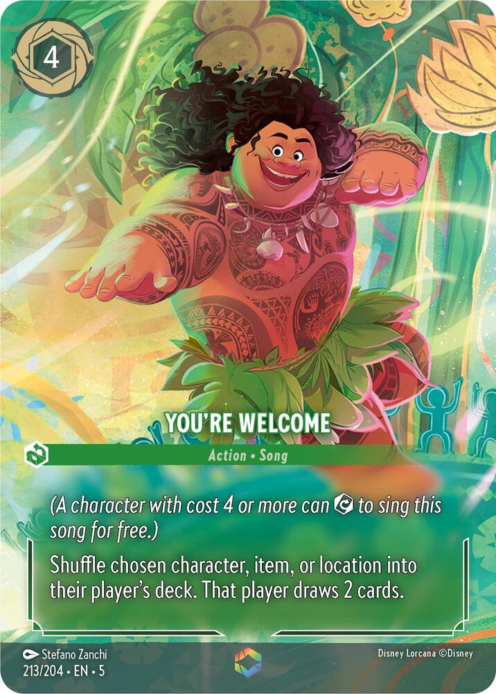 You're Welcome (Enchanted) card image