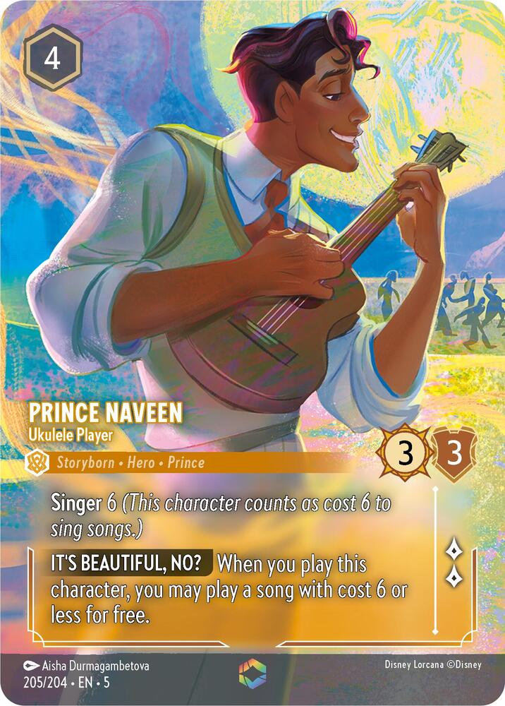 Prince Naveen - Ukulele Player (Enchanted) card image