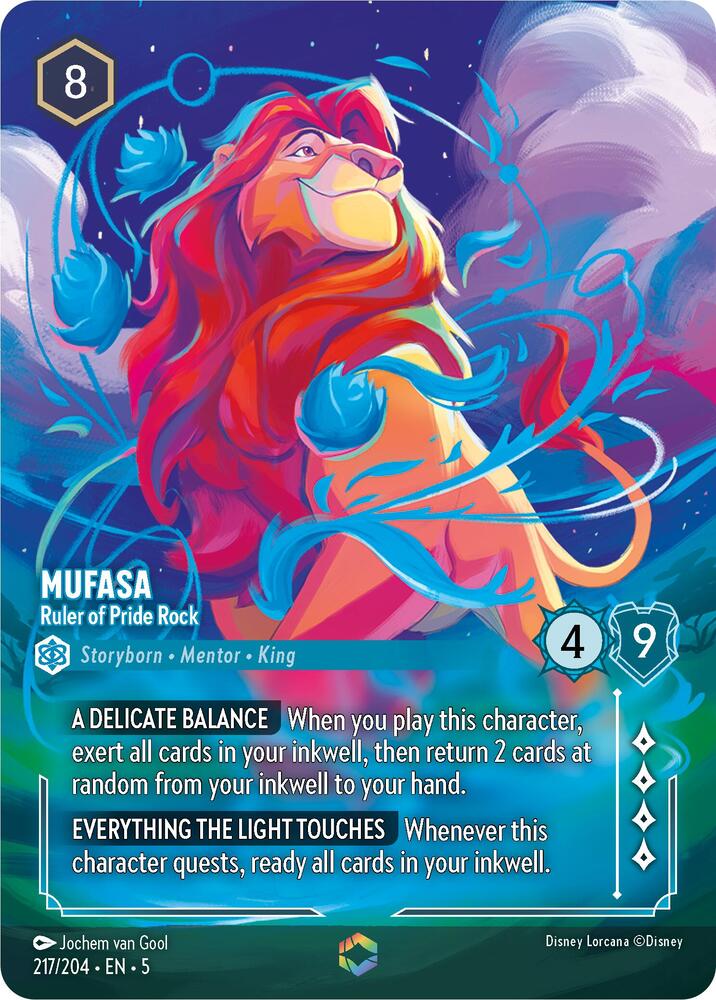 Mufasa - Ruler of Pride Rock (Enchanted) card image