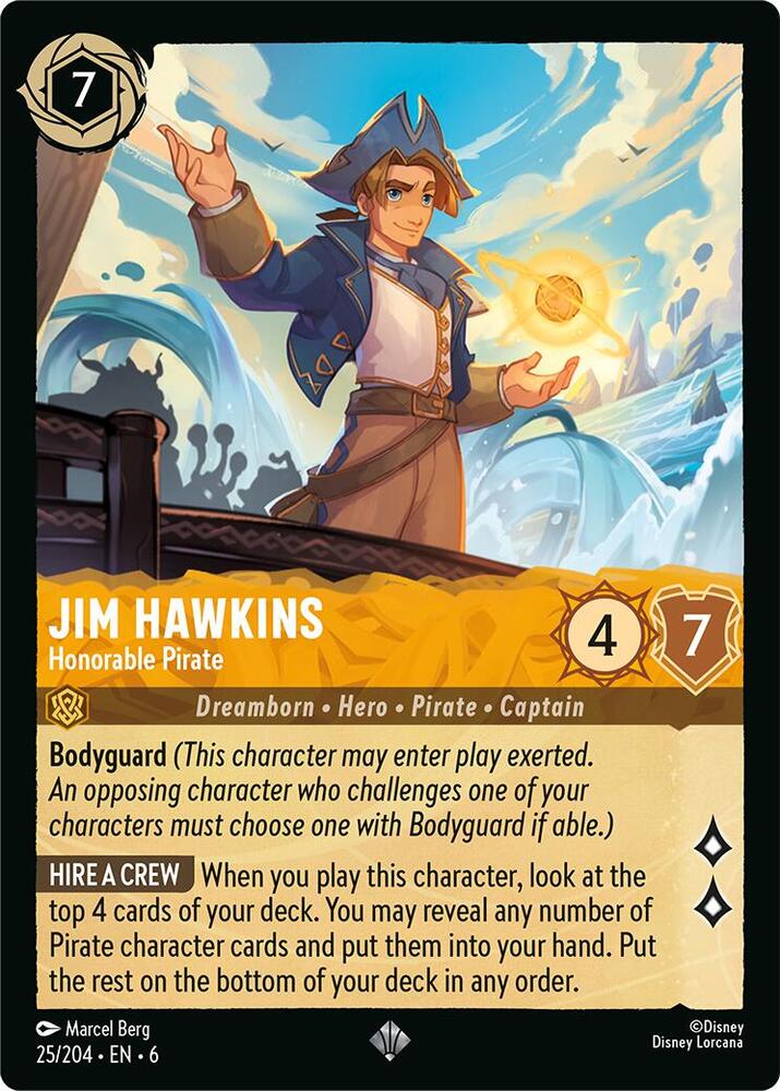 Jim Hawkins - Honorable Pirate card image