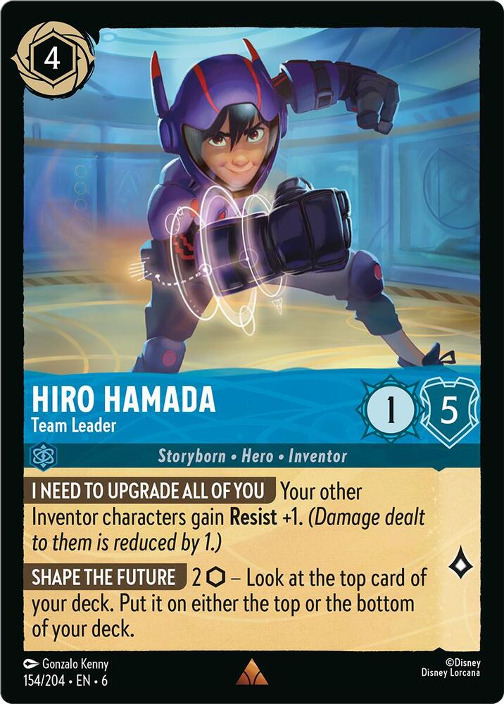 Hiro Hamada - Team Leader card image