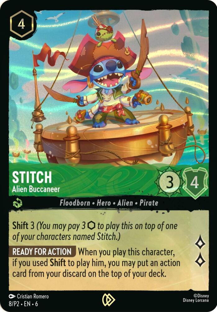 Stitch - Alien Buccaneer (Stitch Collector's Gift Set Promo) card image