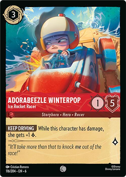 Adorabeezle Winterpop - Ice Rocket Racer card image