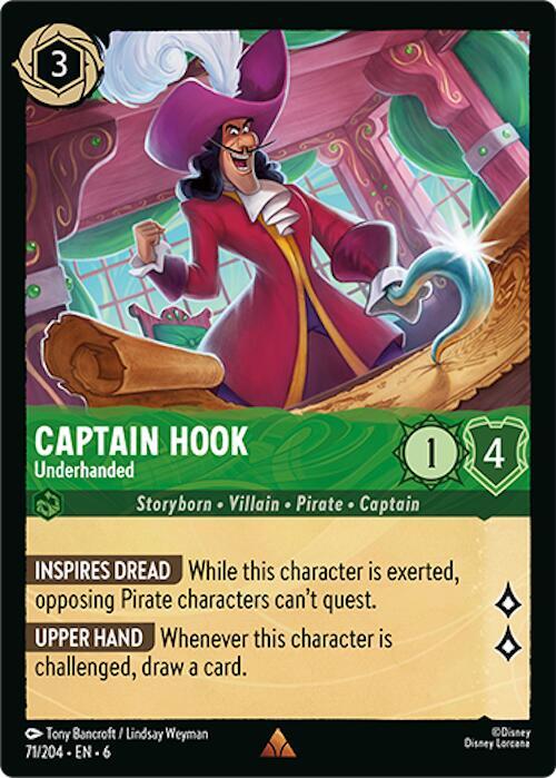 Captain Hook - Underhanded card image