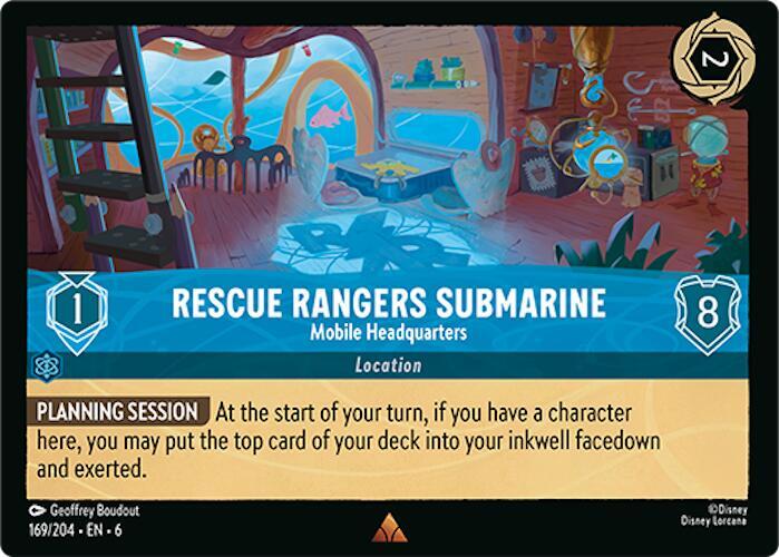 Rescue Rangers Submarine - Mobile Headquarters card image