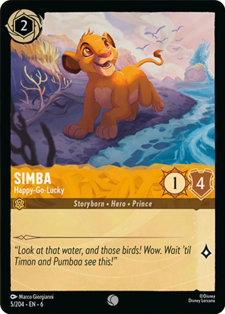 Simba - Happy-Go-Lucky card image