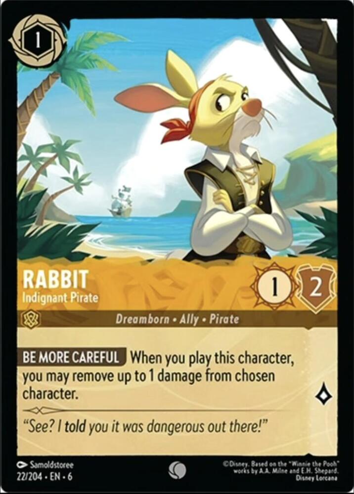 Rabbit - Indignant Pirate card image