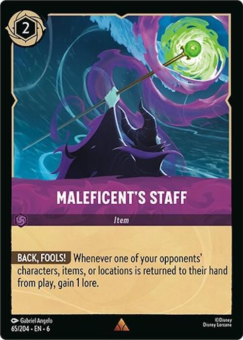 Maleficent's Staff card image