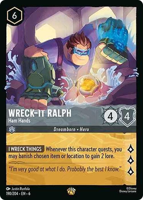Wreck-It Ralph - Ham Hands card image