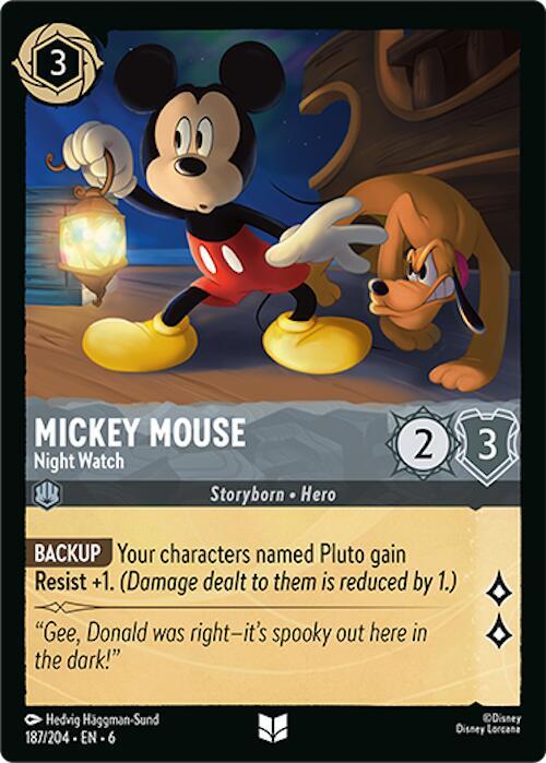 Mickey Mouse - Night Watch card image