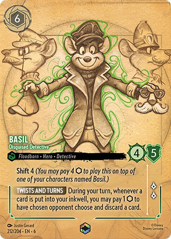 Basil - Disguised Detective (Enchanted) card image