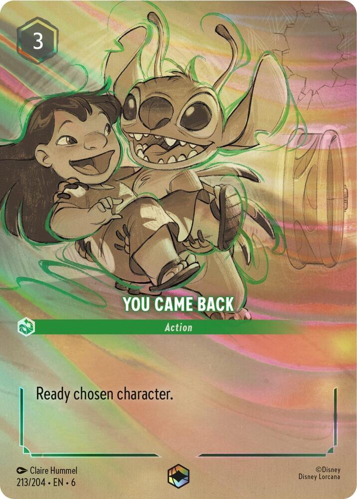 You Came Back (Enchanted) card image