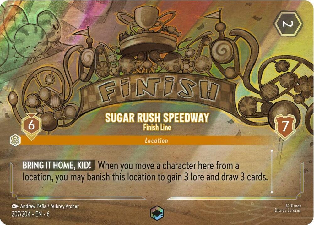 Sugar Rush Speedway - Finish Line (Enchanted) card image