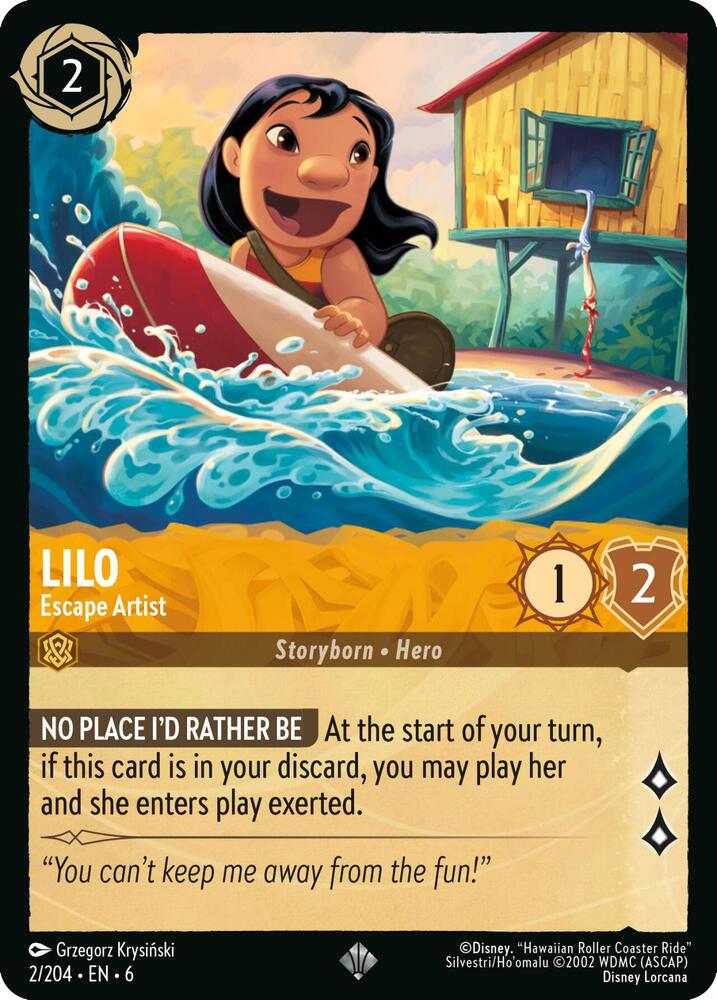 Lilo - Escape Artist card image