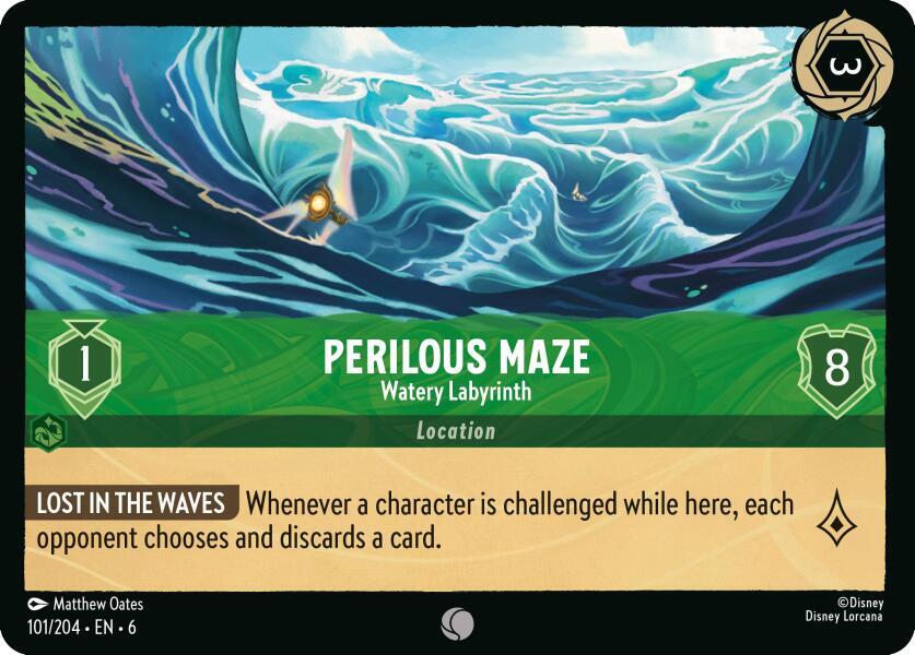 Perilous Maze - Watery Labyrinth card image